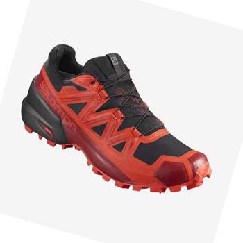 Tenis Para Trail Running Salomon SPIKECROSS 5 GORE-TEX Mujer Negros Rojos | MX 2772FDN